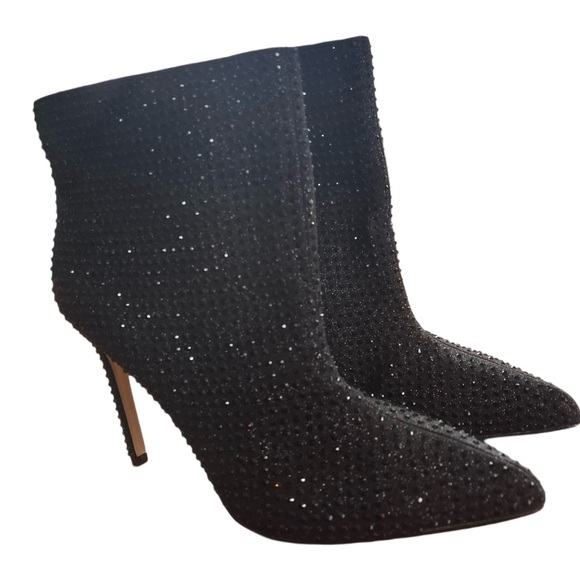 Badgley Mischka Jewel Jude rhinestone Ankle bootie Size 7 - Picture 2 of 8